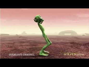 الفيديو كامل  رقصة الكائن الفضائي الأخضر dame tu cosita 👽