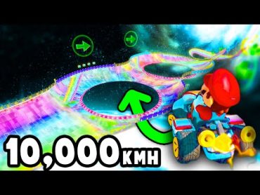 Racing at 99,999 CC in Mario Kart Wii...