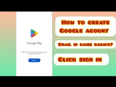 gmail acount kesy banaye  how to create google acount  gmail id kaise banaye