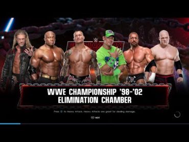 WWE Elimination Chamber Match Bobby Lashley, Edge, Kane, John Cena, HHH & Randy Orton