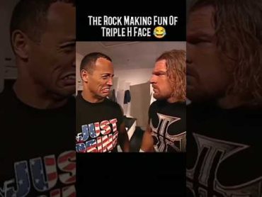 The Rock Makes Fun Of Triple H Face 😂😂