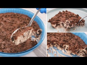 صينية الأوريو الخطييرة راح تاكلوا قطعة ورا قطعة ورا قطعة وما تشبعوا 😭 Oreo dessert