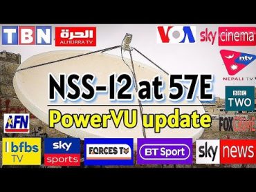 NSS 12 در 57 درجه شرقی  آپدیت PowerVU  سی ماهواره باند  57 شرق  Nss 57