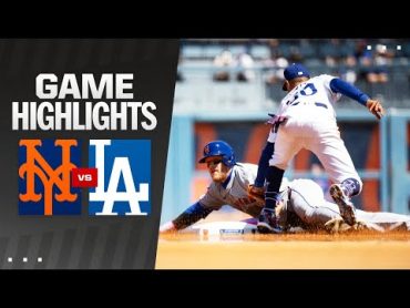 Mets vs. Dodgers Game Highlights (4/21/24)  MLB Highlights