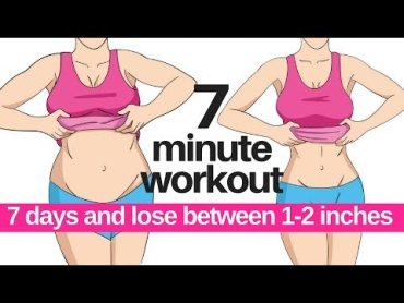 7 DAY CHALLENGE 7 MINUTE WORKOUT TO LOSE BELLY FAT  HOME WORKOUT TO LOSE INCHES   Lucy WyndhamRead