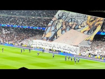 Hala Madrid y nada mas  Amazing choreo  Real Madrid vs Napoli