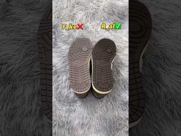 Real Vs Fake Travis Scott Mocha Jordan 1 High sneakerhead sneakers viral