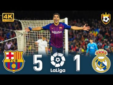 ملخص كامل  "ريال مدريد (15) برشلونة" 🔥 ● فضيحة كروية 💥🤯 ❯ 🇪🇸 الدوري الإسباني [2019] ❤️  4K