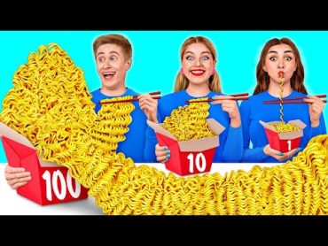 تحدي 100 طبقة من الطعام  تحديات مضحكة Multi DO Challenge