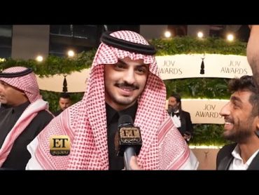 رهف محمد و جمال الصالح وبدر الشعيبي في ETبالعربي من حفل جوي اووردز 2024👏👏🔥