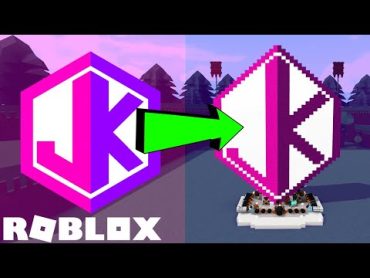 I Built a GIANT JK LOGO on Build a Boat for Treasure! / ROBLOX