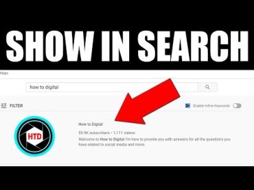 Fix YouTube Channel NOT showing Up in Search! (3 TIPS)