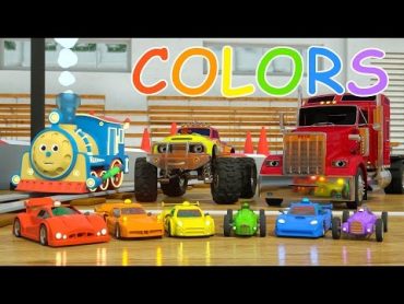 Learn Colors and Race Cars with Max, Bill and Pete the Truck  TOYS (Colors and Toys for Toddlers)