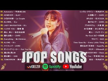 90年代 全名曲ミリオンヒット 1990 2000 🍂 J Pop 90 メドレー ♫ 90年代を代表する邦楽ヒット曲。おすすめの名曲