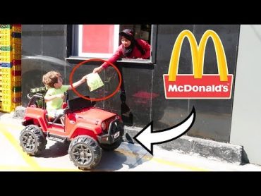 فادي راح ماكدونالدز بسيارته 😅 !!! (Drive Thru)