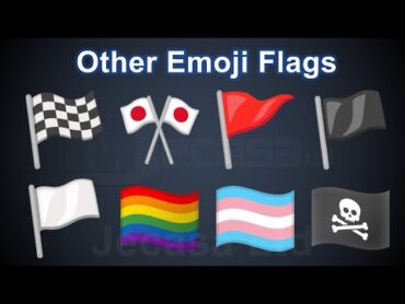 Emoji Meanings Part 50  Other Emoji Flags  English Vocabulary