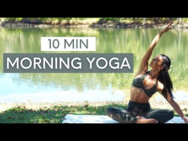 10 MIN MORNING YOGA FLOW  Stretch Routine To Wake Up & Feel Good