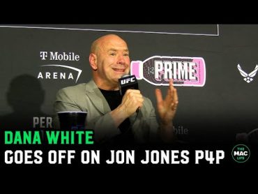 Dana White has HILARIOUS rant on Jon Jones: “As an EDUCATED ADULT…”