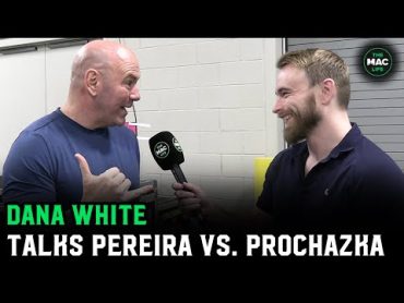 Dana White on Alex Pereira vs. Jiri Prochazka: "This isn&39;t fabricated bulls***. This is real"