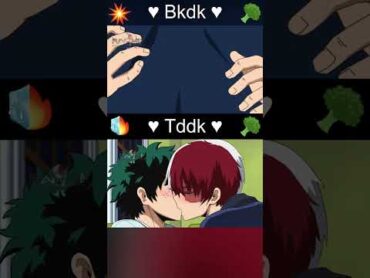 Bkdk2 x Tddk3 Throwback~ shorts animation tododeku bakudeku bts kiss