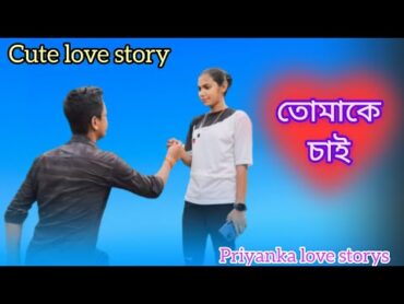 তোমাকে চাই // Tumake chai // New love story video..💐❤️@Priyanka love storys