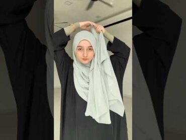 Chest coverage hijab tutorial 😍 hijab hijabstyle hijabers hijabtutorial shawl bawl