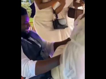 Look at the Smile on Groom&39;s Face🌞 As Bride gives Him a Seductive Lap Dance