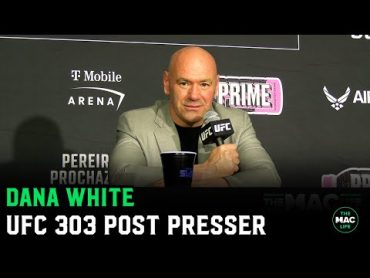 Dana White reacts to Alex Pereira KO: “He&39;s a monster"  UFC 303 Post Press Conference