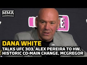 Dana White Talks Alex Pereira To Heavyweight, Historic CoMain Swap, More  UFC 303