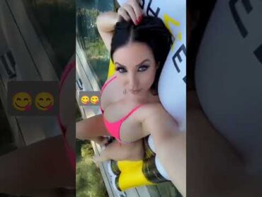 Angela white bikini @@@ swimming pool