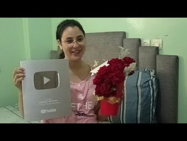 وصلني درع 100k الفضي🏆 وفتحته معكم في يوم عيد ميلادي🥳YouTubeCreatorAwards روتيني اكسبلور love