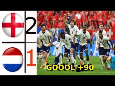 هدف قاااتل ملخص مباراة هولندا 12 انجلترا / England 21 Netherlands All Goals EURO 2024 Semi Final