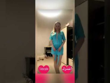 اجمل رقص منزلي بقميص النوم بدون ملابس داخلية رقص منازل ساخن دلع واغراء ع اخر