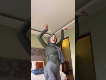 short hijab tiktok dance hot