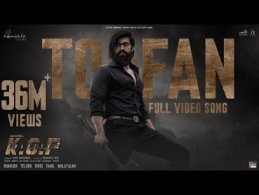 Toofan Video Song (Hindi)  KGF Chapter 2  Rocking Star Yash Prashanth Neel  Ravi Basrur Hombale