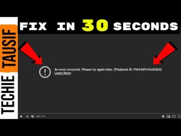 Playback ID Error Fix In 30 Seconds