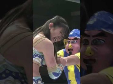 【女子プロレス】天咲光由が菊タローのセクハラ攻撃の危機！【スターダム】