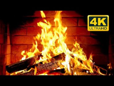 🔥 Cozy Fireplace 4K (12 HOURS). Fireplace with Crackling Fire Sounds. Crackling Fireplace 4K