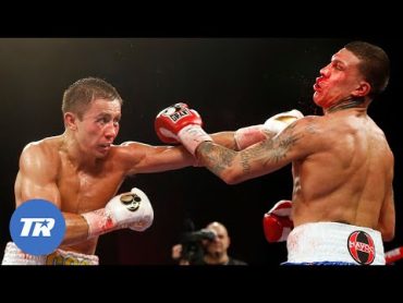 Gennady Golovkin vs Gabe Rosado  FREE FIGHT  Young GGG with Bloody KO Victory