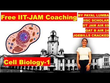 Free Coaching IITJAM 2025// Cell Biology lecture1  iitjam2025 freecoachingclass iitjam