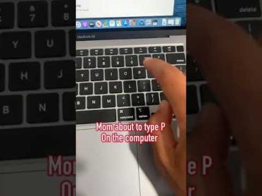 When mom types “P” on your computer 😭💀shorts viral