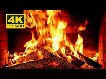 🔥 Cozy Fireplace 4K (12 HOURS). Fireplace with Crackling Fire Sounds. Fireplace Burning 4K