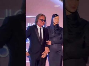 Bella Hadid and her dad Mohamed at the Fashion Trust Arabia Awards bellahadid mohamedhadid