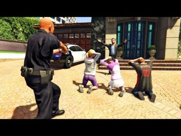 ماذا لو إعتقلتم عائلة مايكل في لعبة جي تي أي 5 (مود الشرطة)  GTA V Police Mod