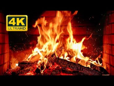 🔥 Cozy Fireplace 4K (12 HOURS). Fireplace with Crackling Fire Sounds. Fireplace Burning 4K