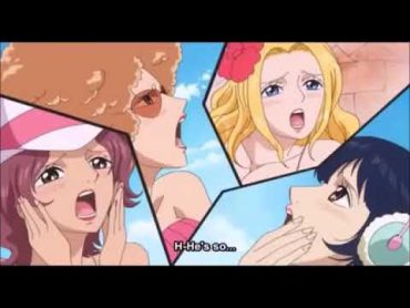 ONE PIECE おっぱい見えちゃうシーン  sexy ワンピース アニメ boobs