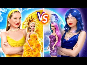 Day Doll vs Night Doll Total Makeover! One Color Beauty Challenge