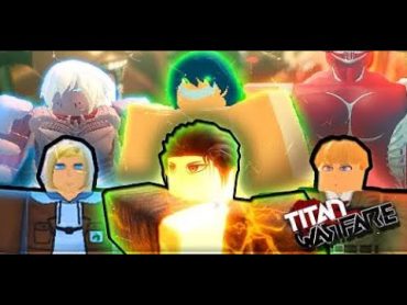 Titan shifters vs Pure titans! 1/2  Roblox Attack on Titan game  Titan Warefare!