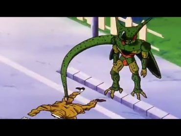 Cell sucks a human being to recharge his energy/dragon Ball Z