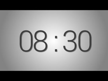 8 Minutes 30 seconds countdown Timer  Beep at the end  Simple Timer (eight min thirty sec)